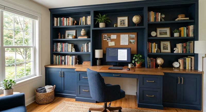 Built In Desk Installation in Woodbridge, VA