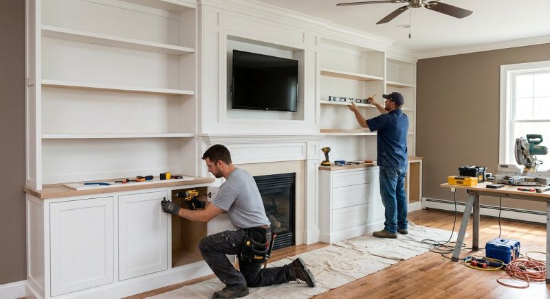 Built In Storage Installation in Durham, NC