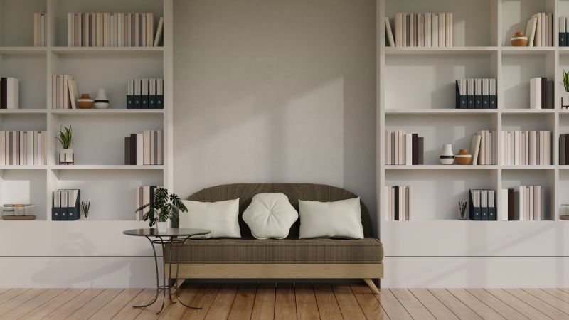 Custom Bookshelves Installation in Durham, NC