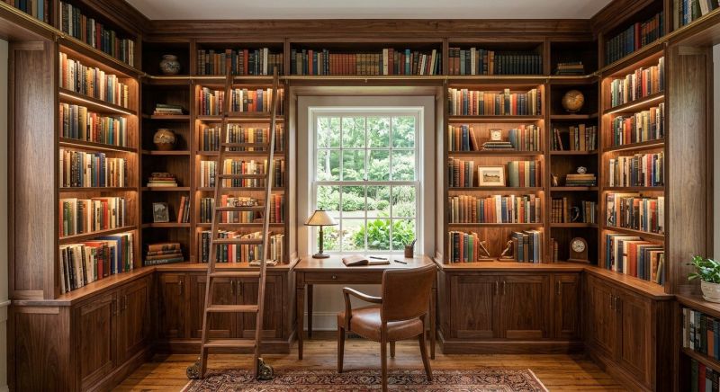 Custom Bookshelves Service in Durham, NC