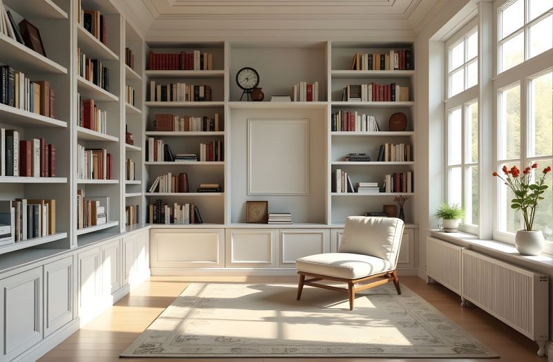 Built In Bookshelves Installation in Frederick, MD