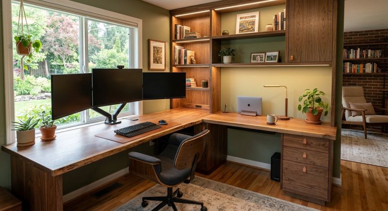 Custom Desk Installation in Greensboro, NC