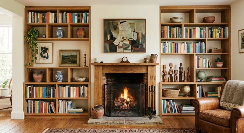Fireplace Shelves Installation in Woodbridge, VA