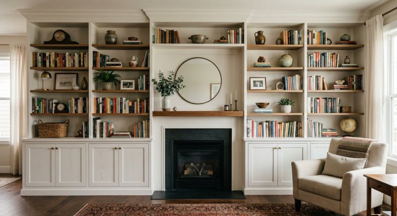 Fireplace Shelves Installation in Woodbridge, VA