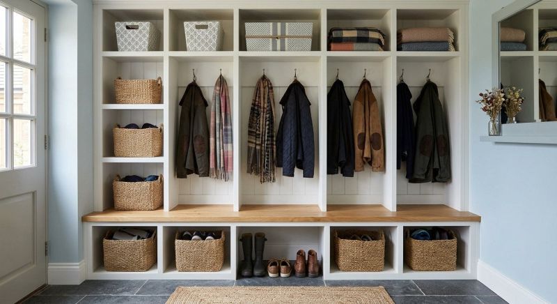 Mudroom Carpentry Installation in Fairfax, VA